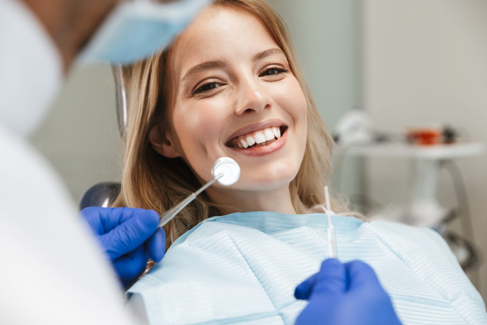 Dental Implant Smile Women Smiling after dental implants
